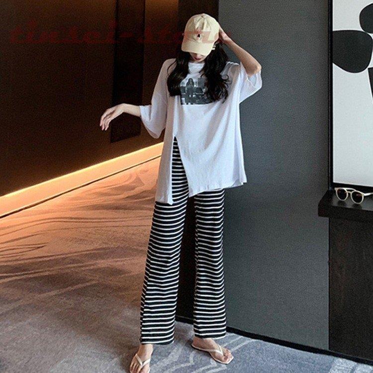 パジャマ レディース 春夏パジャマ ボーダー柄 半袖ｔシャツ ロングパンツ パジャマ綿 部屋着 可愛いルームウェア カジュアル2点セット ゆったり 外出できる Tin319 Npjm326 Tinseiヤフー店 通販 Yahoo ショッピング