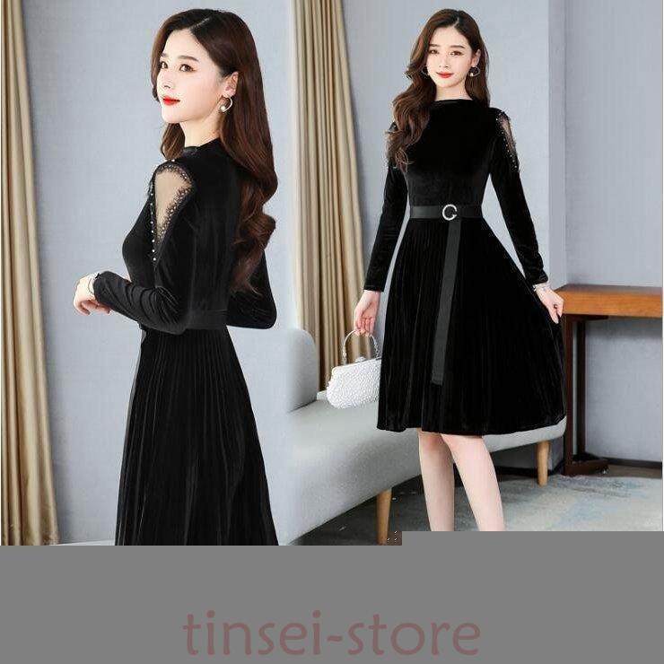 ベルベット フォーマルワンピース