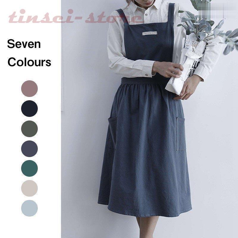 エプロン おしゃれ 可愛いエプロン 動きやすい 男女兼用 おしりが隠れる 仕事用 家庭用 Tin3 Nwq19 Tinseiヤフー店 通販 Yahoo ショッピング