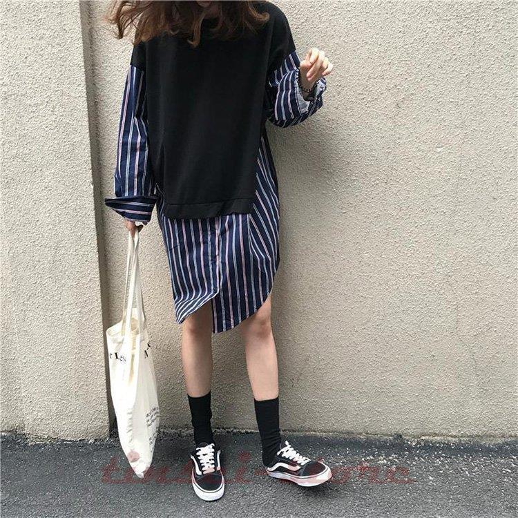 シャツワンピース レディース 40代 半袖 黒 ワンピース 秋 冬 ワンピース 切り替え オシャレ 着痩せ 大きいサイズ 韓国風 ゆったり 30代 50 代 Tin323 Onps34 Tinseiヤフー店 通販 Yahoo ショッピング