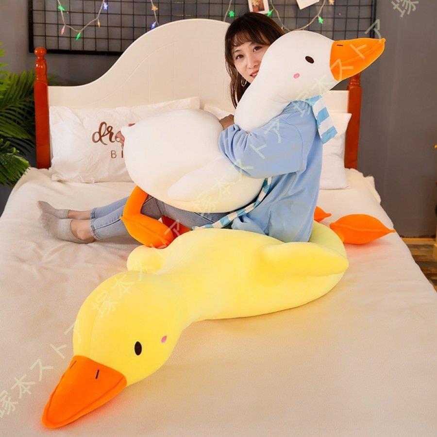 ぬいぐるみ アヒル 添い寝 かわいい 癒し 背当たれ クッション 柔らかい ロングお揃い 柔らかい グリーン 抱き枕 キャラクター Tinsei0706 Bz819 Tinseiヤフー店 通販 Yahoo ショッピング