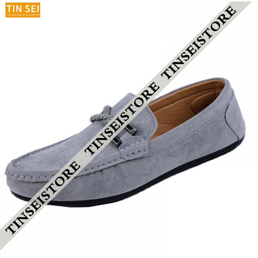 ローファー スリップオン ドライビングシューズ メンズ スエード ローファータイプ 軽量 スリッポン スエード 手作り デッキシューズ 軽量