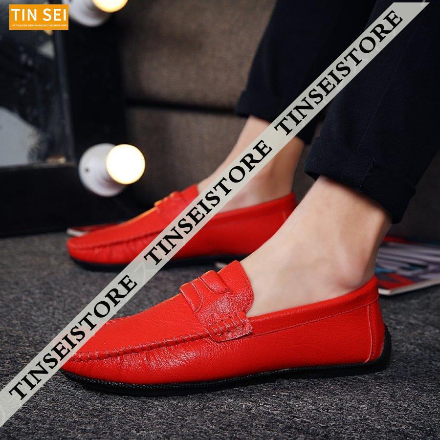 ローファー メンズ スリッポン デッキシューズ スムース調 モカシン カジュアルシューズ 大人 フォーマル 軽量 おしゃれ 黒 赤 靴 メンズシューズ Tinsei0706 Nanx654 Tinseiヤフー店 通販 Yahoo ショッピング