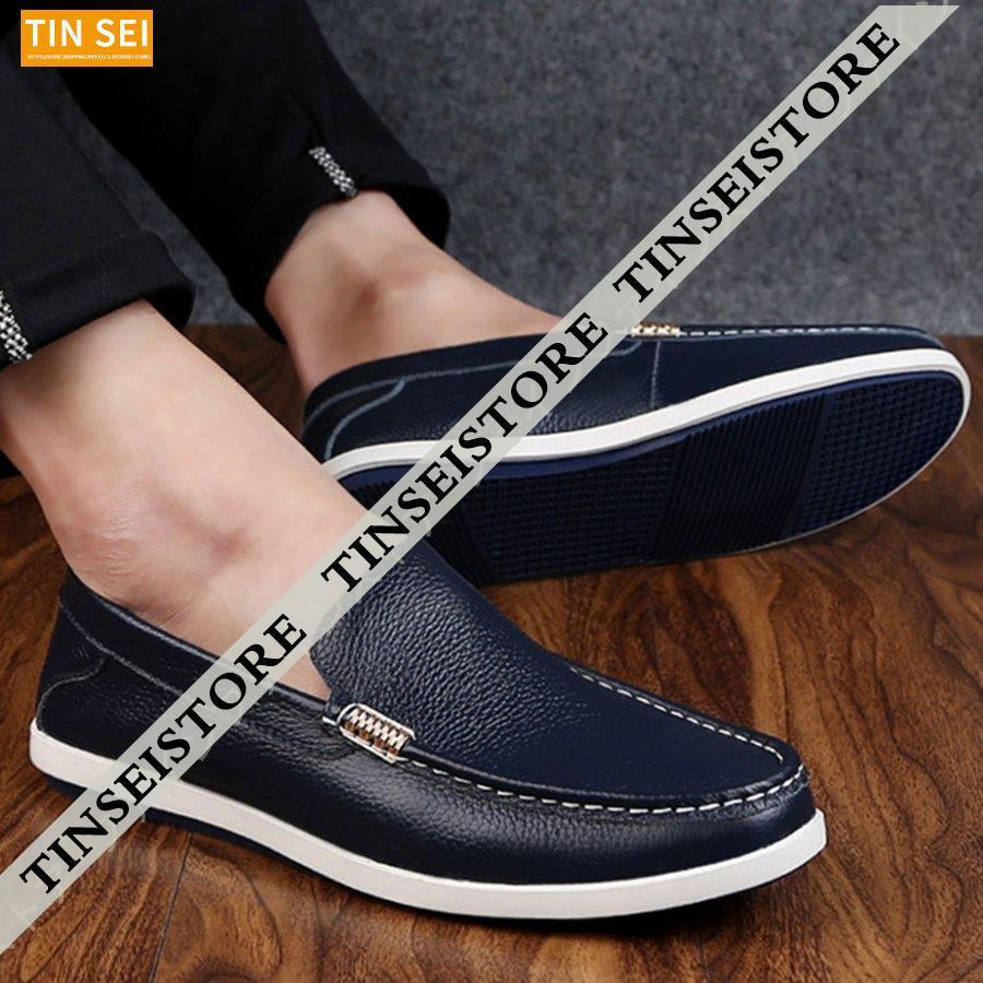 おしゃれ ドライビングシューズ メンズ デッキシューズ フラットシューズ 本革 カジュアルシューズ スリッポン 靴 シューズ 黒 茶 軽量 防滑性 シンプル 正規取扱店