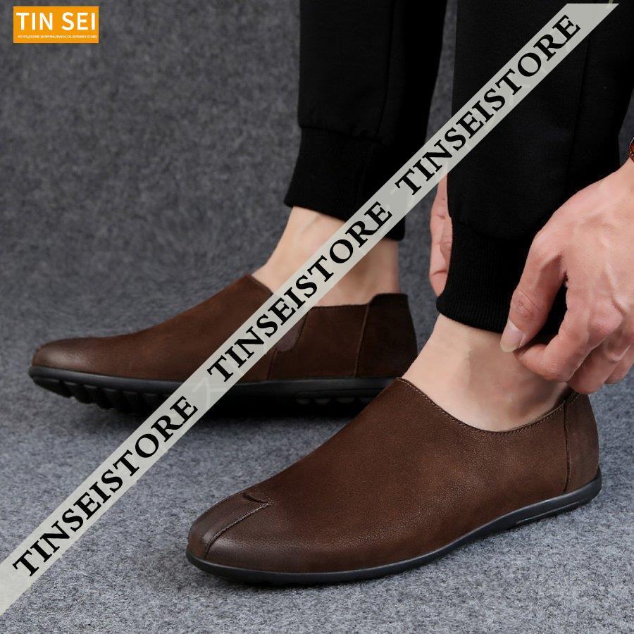 交換ｏｋ ドライビングシューズ メンズ スリッポン ブーツ ローファー デッキシューズ レトロ風 スリッポン ローカット コンフォートシューズ 軽量 本革 大人 仕事履き コンフォートシューズ モカシン Tinsei0706 Nanx870 Tinseiヤフー店 クリアランス安い