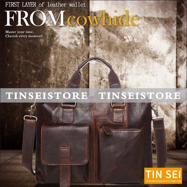 ショルダーバッグ ビジネスバッグ 通勤 牛革 鞄 斜めがけ 鞄 肩掛け 通勤 出張 通学 大人 高校生 メンズ おしゃれ 大きめ 2way レディース レザー 出張 軽量 本革 Tinsei0707 Hinb44 Tinseiヤフー店 お店で人気の商品