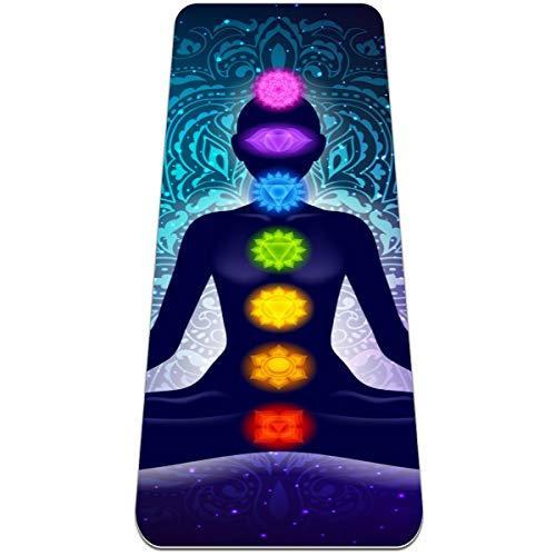 正規激安 Siebzeh Fit Yoga Mat Chakra And Meditation Woman 6mm Eco Friendly Rubber He 値引 Www Doctor Plan Com