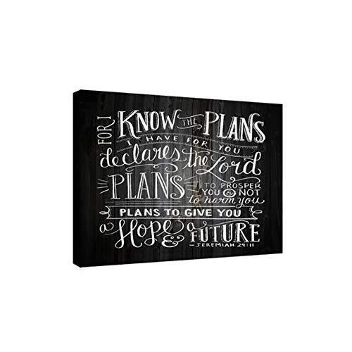 Fqjns ヴィンテージ 聖書の言葉 引用句 詩篇デザイン キャンバスイメージ カスタム 壁ポスター アート 絵 モダン ホーム 寝室 リビングルーム ポスター 数々のアワードを受賞 Www Casascordeiro Com Br