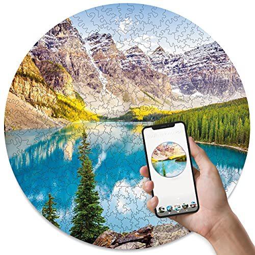 値引 大人用木製ジグソーパズル 国立公園バンフ ユニークなラウンドパズル 3イン1 ジグソーパズル Arゲーム 壁飾り パズル愛好家へのギフト サイズハード Ys Tiny Bird 通販 Yahoo ショッピング 人気満点 Www Doctor Plan Com