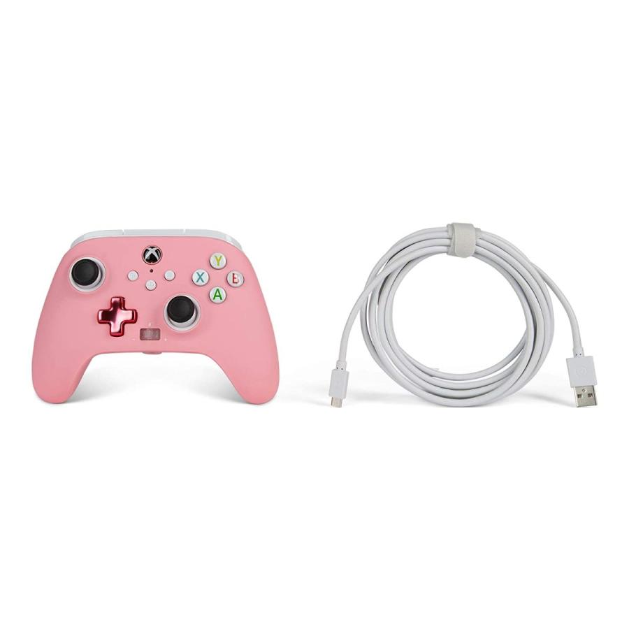PowerA Enhanced Wired Controller for Xbox Pink Gamepad Wired Video Game Controller Gaming Controller Xbox Series XS Xbox One Xbox Series X|tiny-bird-store|08