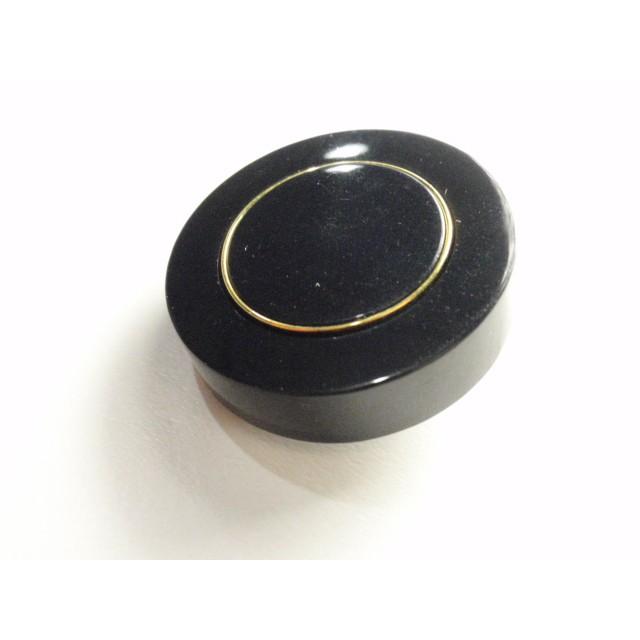 金色のリング入りボタン 1025 35mm 紺色 ネイビー 厚みが有り コート コスプレ にも使える | 