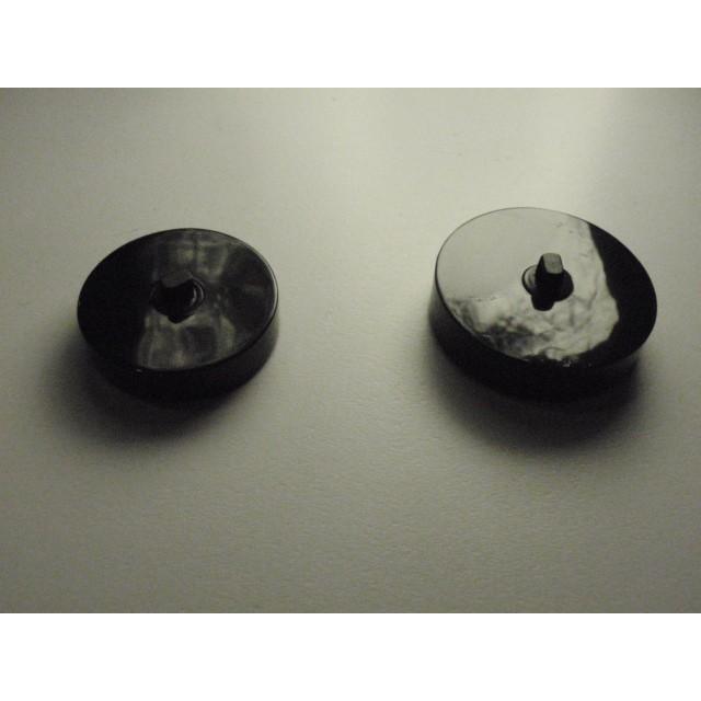 金色のリング入りボタン 1025 35mm 紺色 ネイビー 厚みが有り コート コスプレ にも使える |  | 03