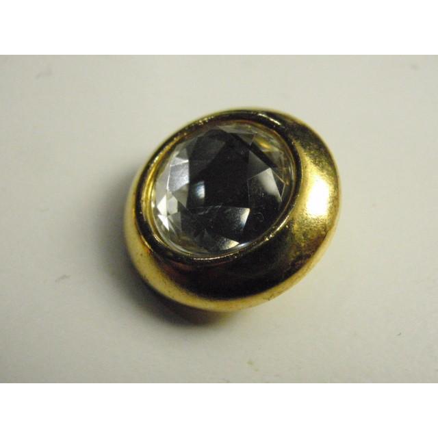 アクリルカット付ボタン 11295 クリスタル/G 20mm |  | 12