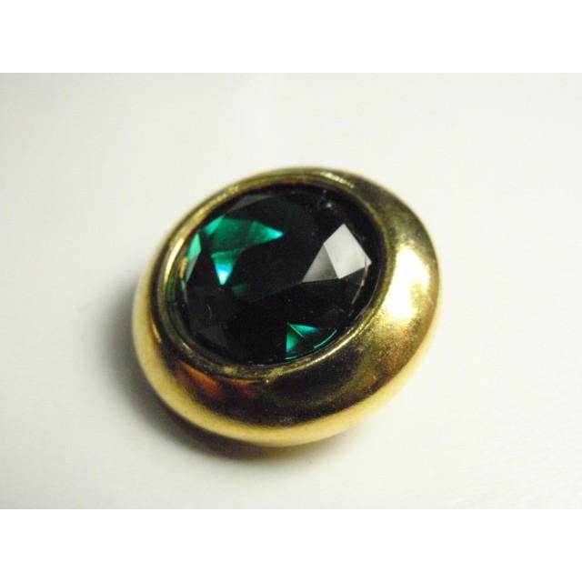 アクリルカット付ボタン 11295 エメラルド/G 20mm |  | 12