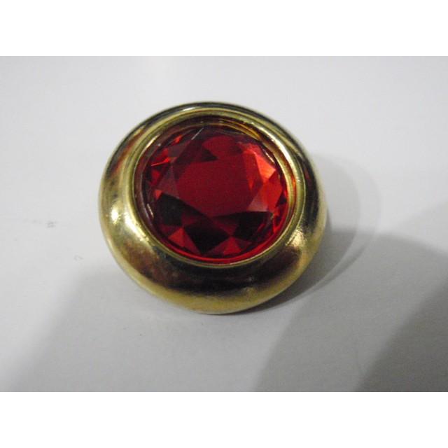 アクリルカット付ボタン 11295 ルビー/G 20mm |  | 06