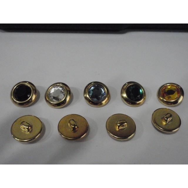 アクリルカット付ボタン 11295 ルビー/G 20mm |  | 11