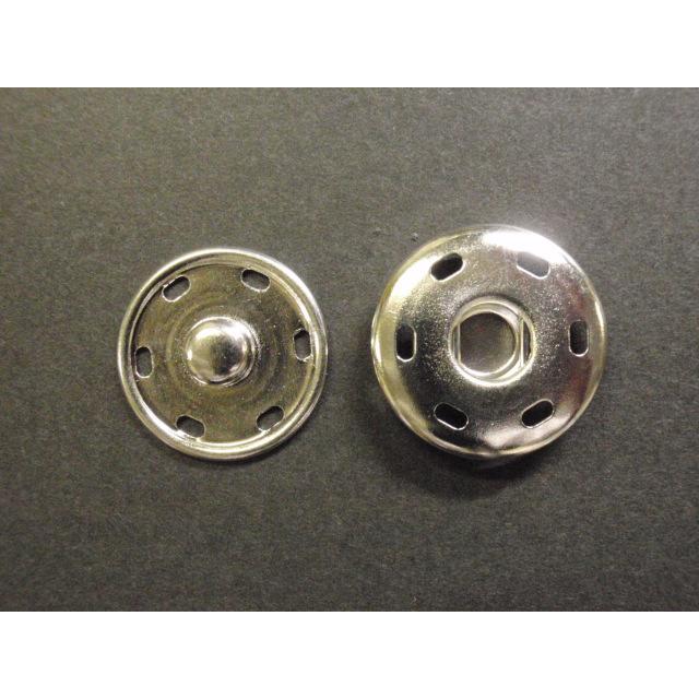 金属ボタン 596221 BIG スナップ 21mm S シルバー 大きい 金属ボタン 596221 BIG スナップ 21mm S シルバー 大きい