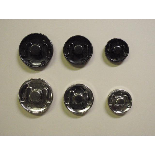MASAYOSHI 　silver　　　　　　　シルバースナップボタン Amazon.co.jp: スナップボタン シルバー 15mm 10組入り 縫い付け