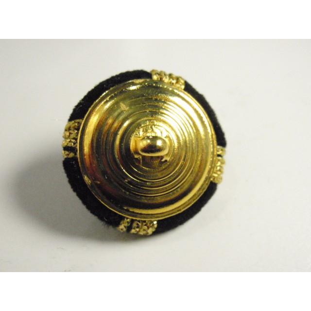BG646 28mm 黒色別珍クルミ 金色刺繍糸 中世風 ジャケット コート コスプレ 衣裳 |  | 01