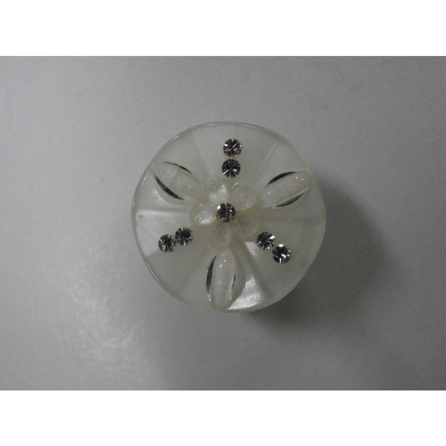ラインストーン入りボタン F0341 18mm | 