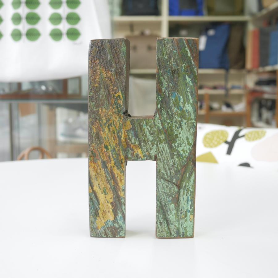 ALL FROM BOATS オールフロムボート アルファベット オブジェ H