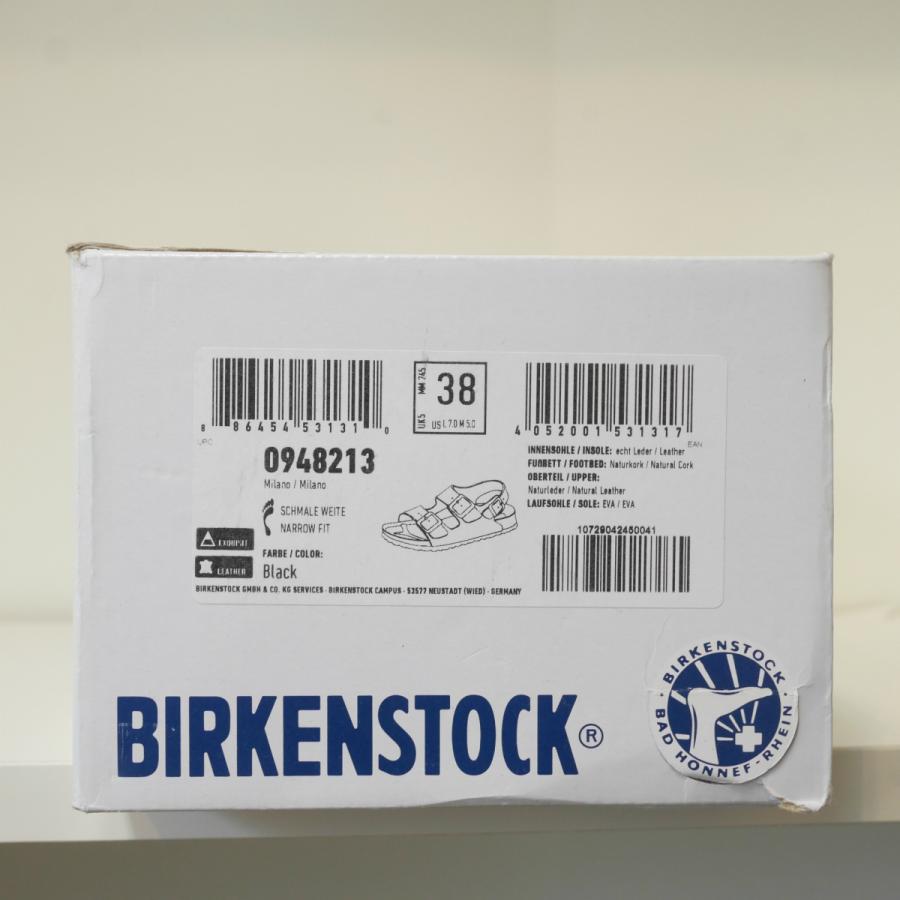 箱傷み有り BIRKENSTOCK ビルケンシュトック MILANO ミラノ ブラック
