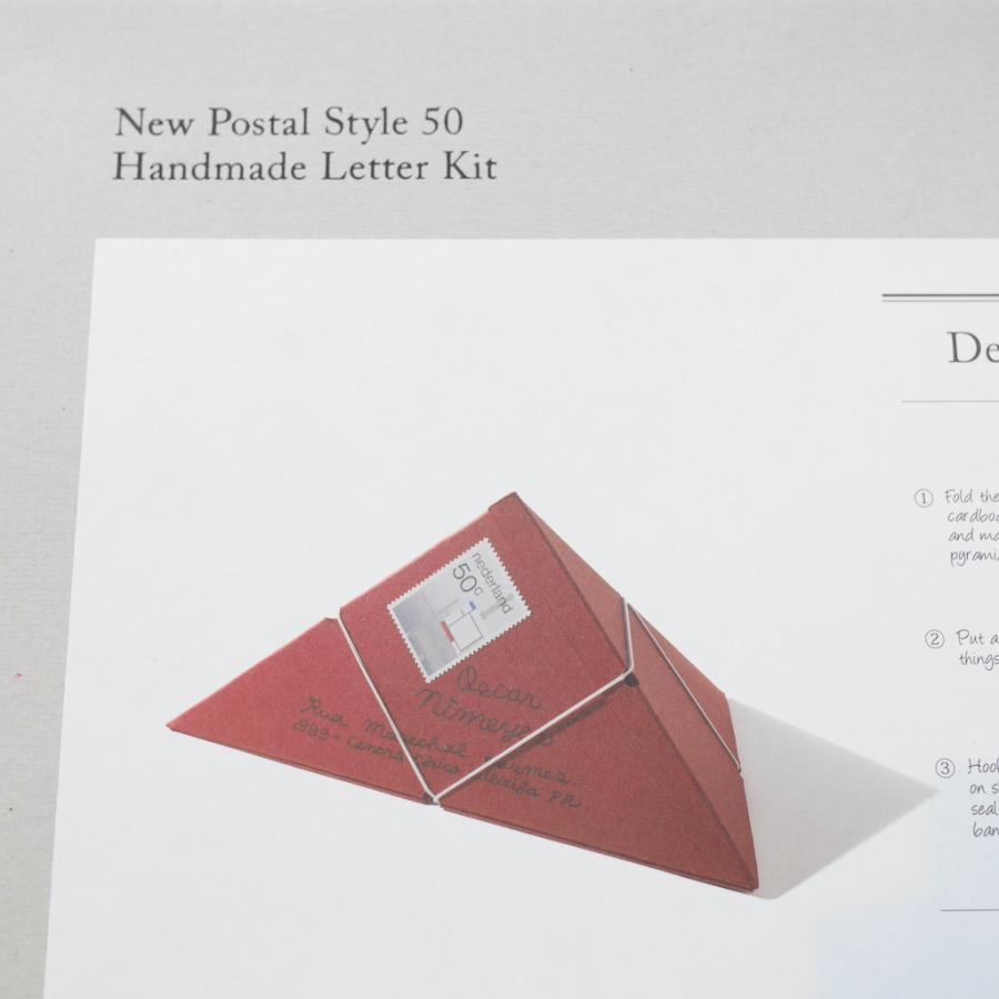 New Postal Style 50 ハンドメイドレターキット Delta Envelope｜tiogruppen｜02