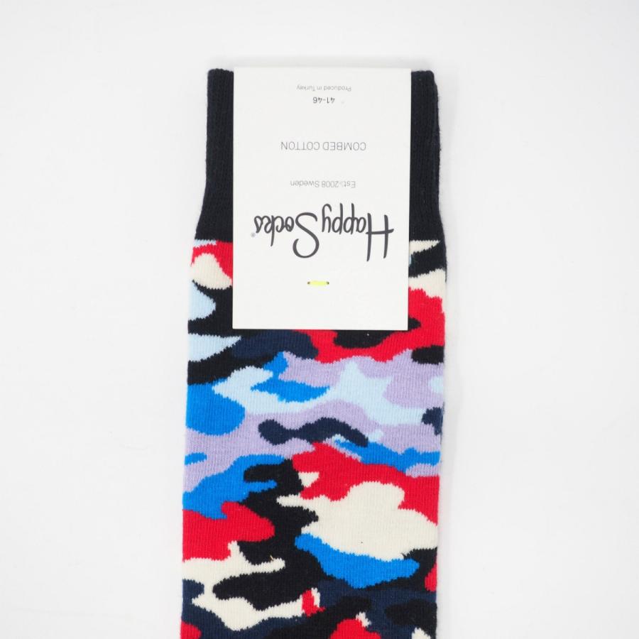 Happy Socks（ハッピーソックス） メンズ レディース 迷彩柄 ブラック