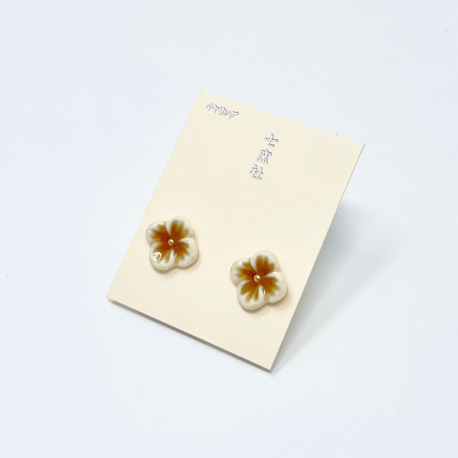 七窯社 プチ 美濃焼 アクセサリー イヤリング/ピアス（メール便対応