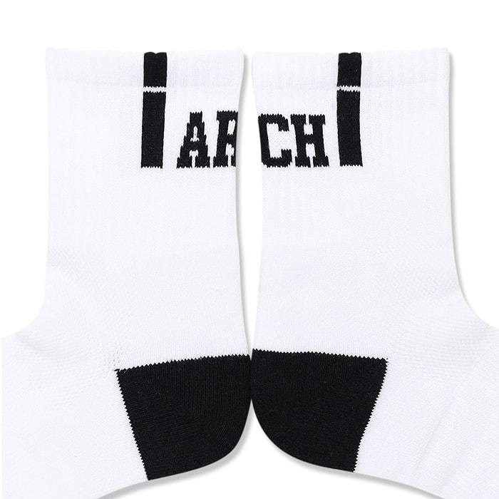 Arch  vertical crew socks 【A323101】white |  | 02