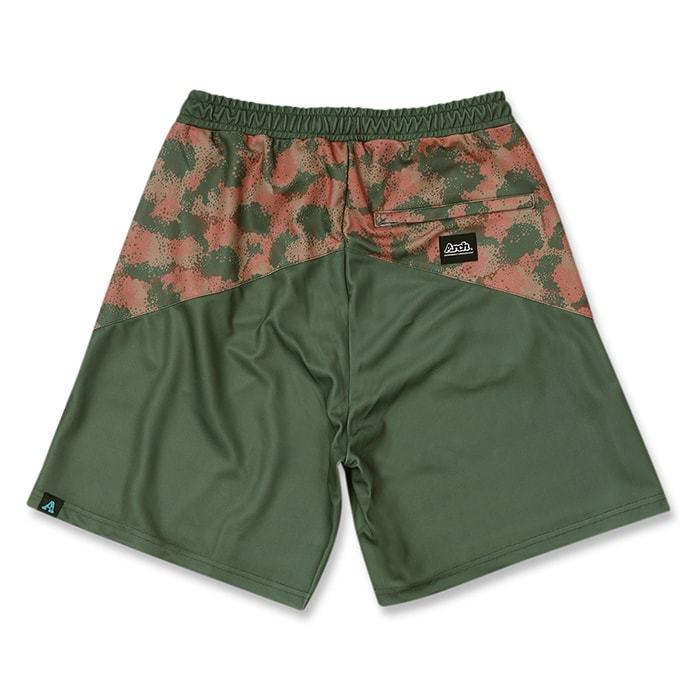 Arch  spray camo shorts【B121-120】loden green |  | 01