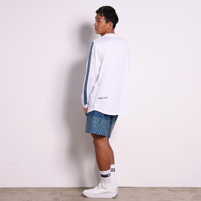 Arch two-tone leopard shorts【B123139】navy｜tipoff｜09