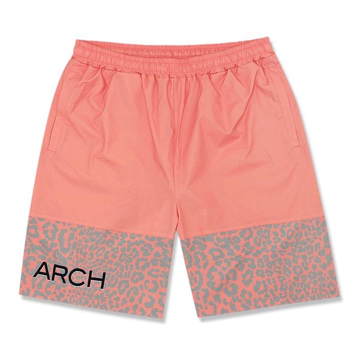 Arch two-tone leopard shorts【B123141】coral | 