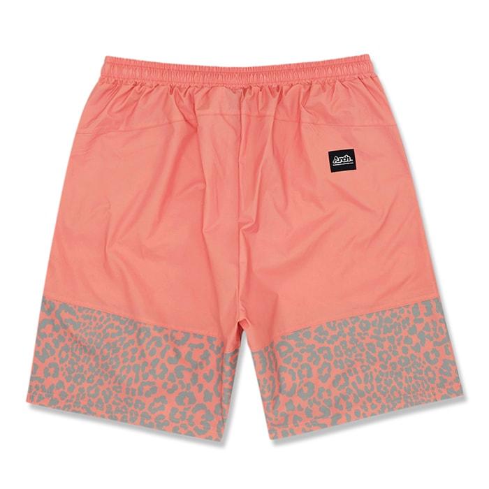 Arch two-tone leopard shorts【B123141】coral |  | 01