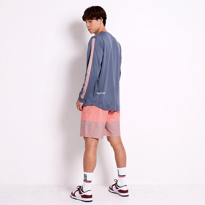 Arch two-tone leopard shorts【B123141】coral |  | 07