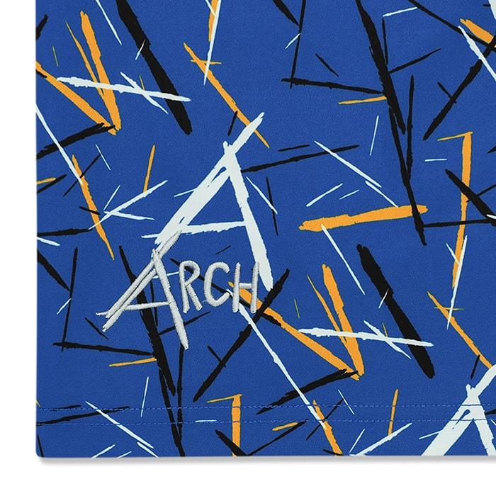 Arch scratched shorts【B124103】blue |  | 02