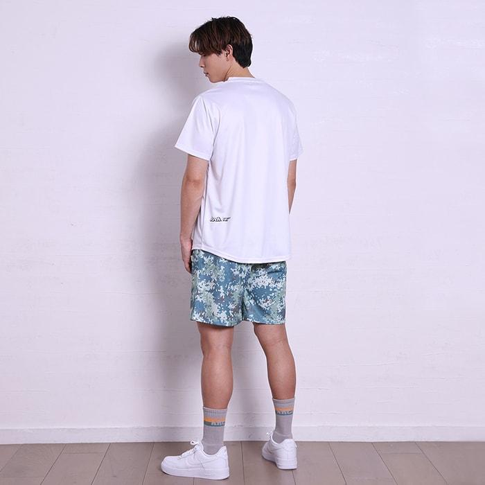 Arch overlap camo shorts【B124104】smoky green |  | 10