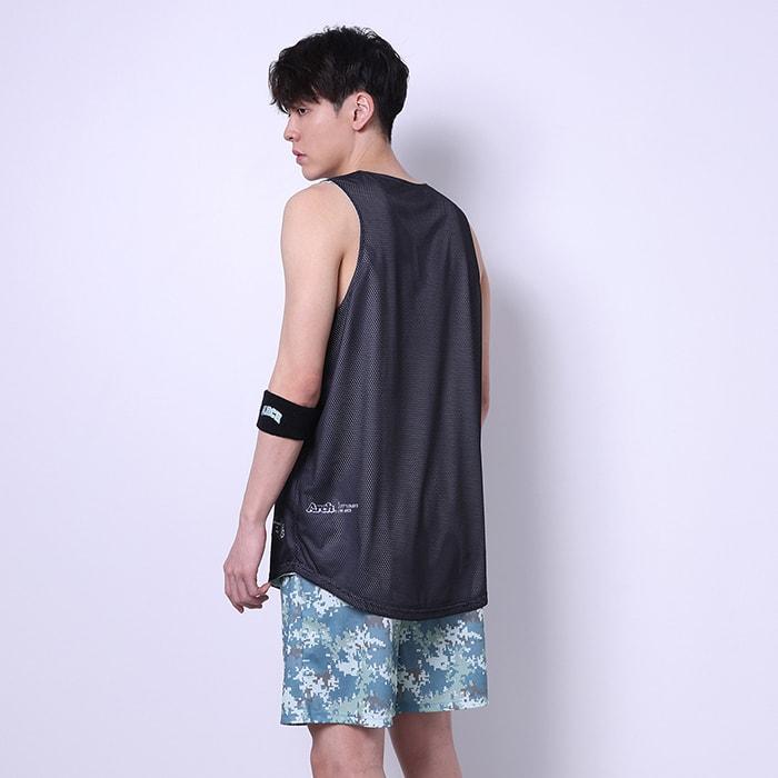 Arch overlap camo shorts【B124104】smoky green |  | 12