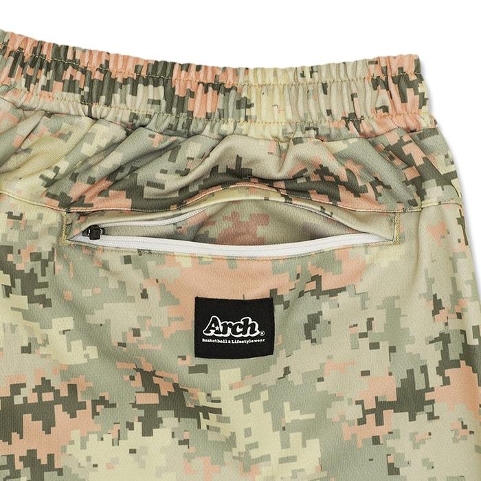 Arch overlap camo shorts【B124105】sand |  | 05