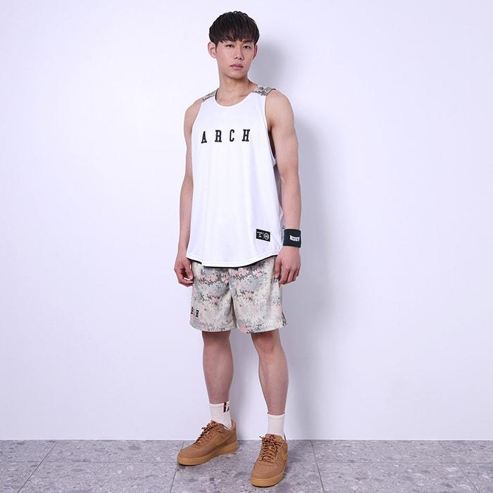 Arch overlap camo shorts【B124105】sand |  | 08