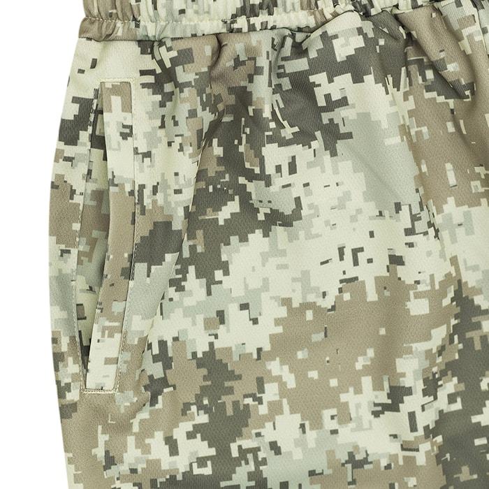 Arch overlap camo shorts【B124106】silver white |  | 04