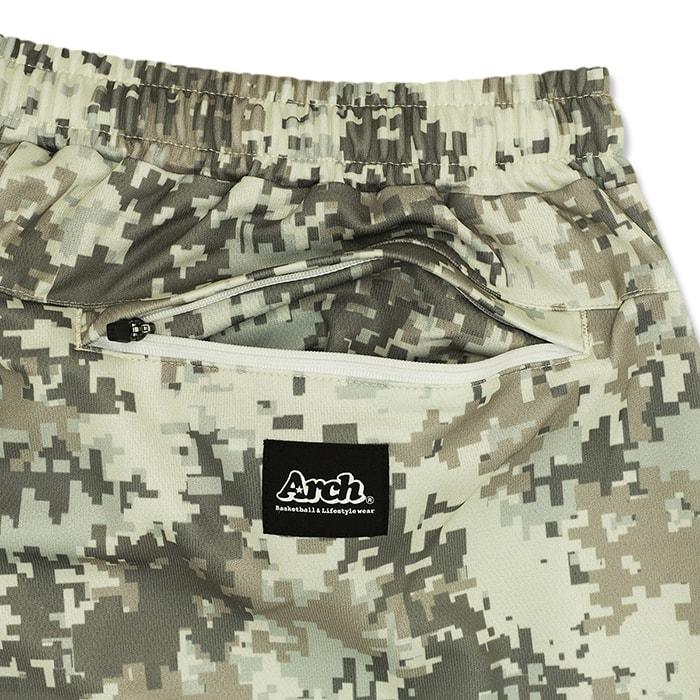 Arch overlap camo shorts【B124106】silver white |  | 05