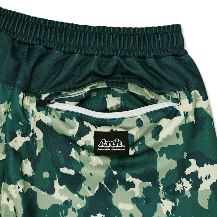 Arch watercolor shorts【B124111】teal |  | 05