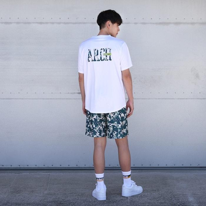 Arch watercolor shorts【B124111】teal |  | 08