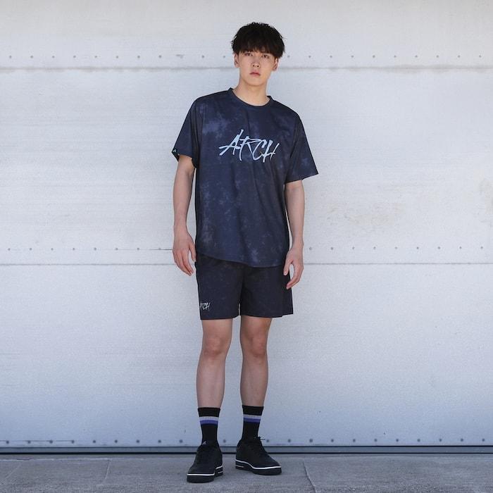 Arch blurred shorts【B124120】black |  | 07
