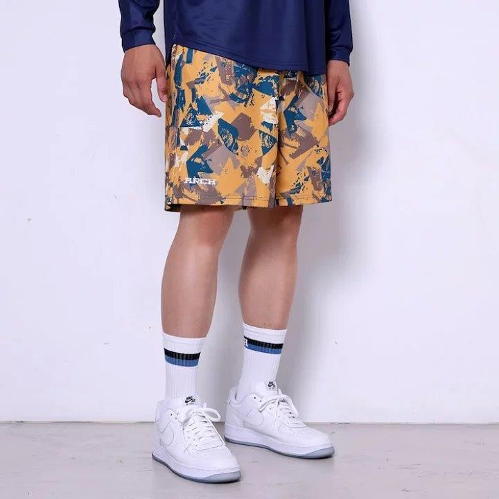 Arch debris shorts【B124125】mustard |  | 05