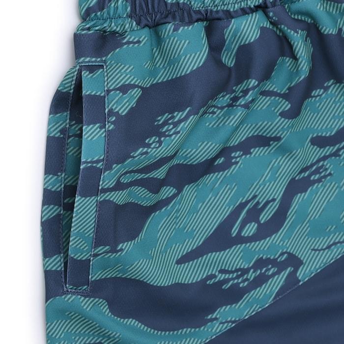 Arch tiger stripe camo shorts【B124132】navy blue |  | 03