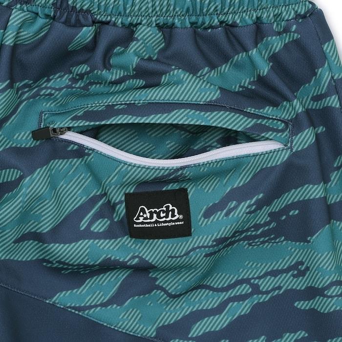 Arch tiger stripe camo shorts【B124132】navy blue |  | 05