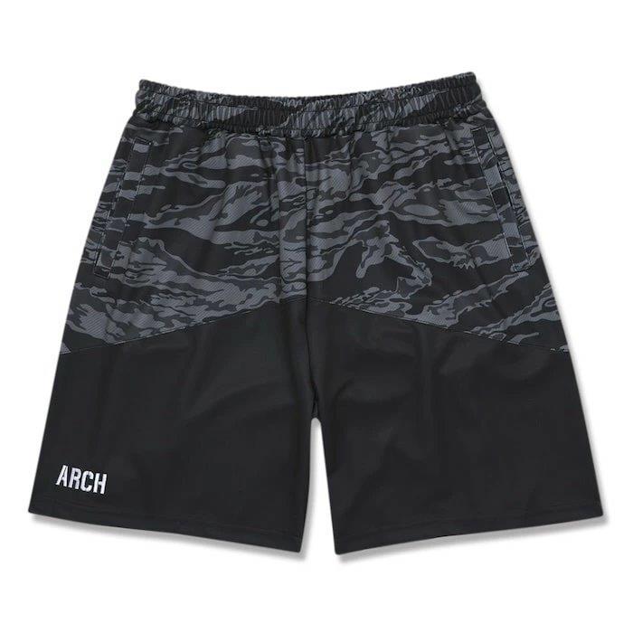 Arch tiger stripe camo shorts【B124133】black | 