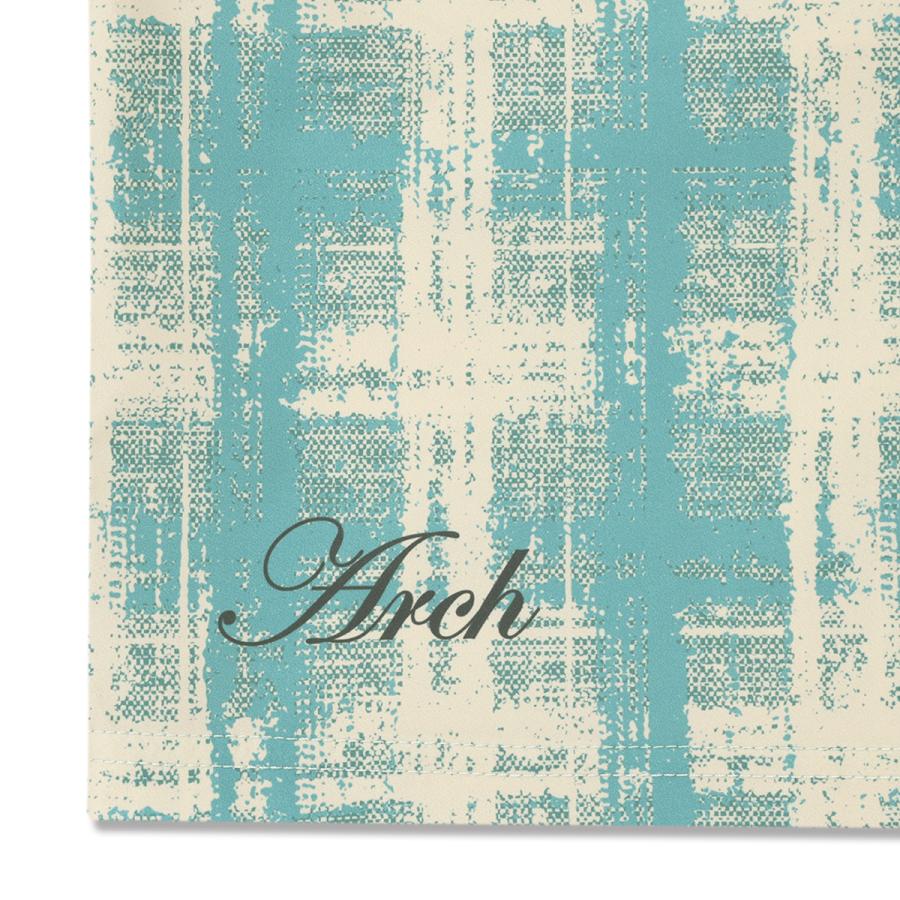 Arch cursive logo plaid shorts【B124135】nile blue/off white |  | 02